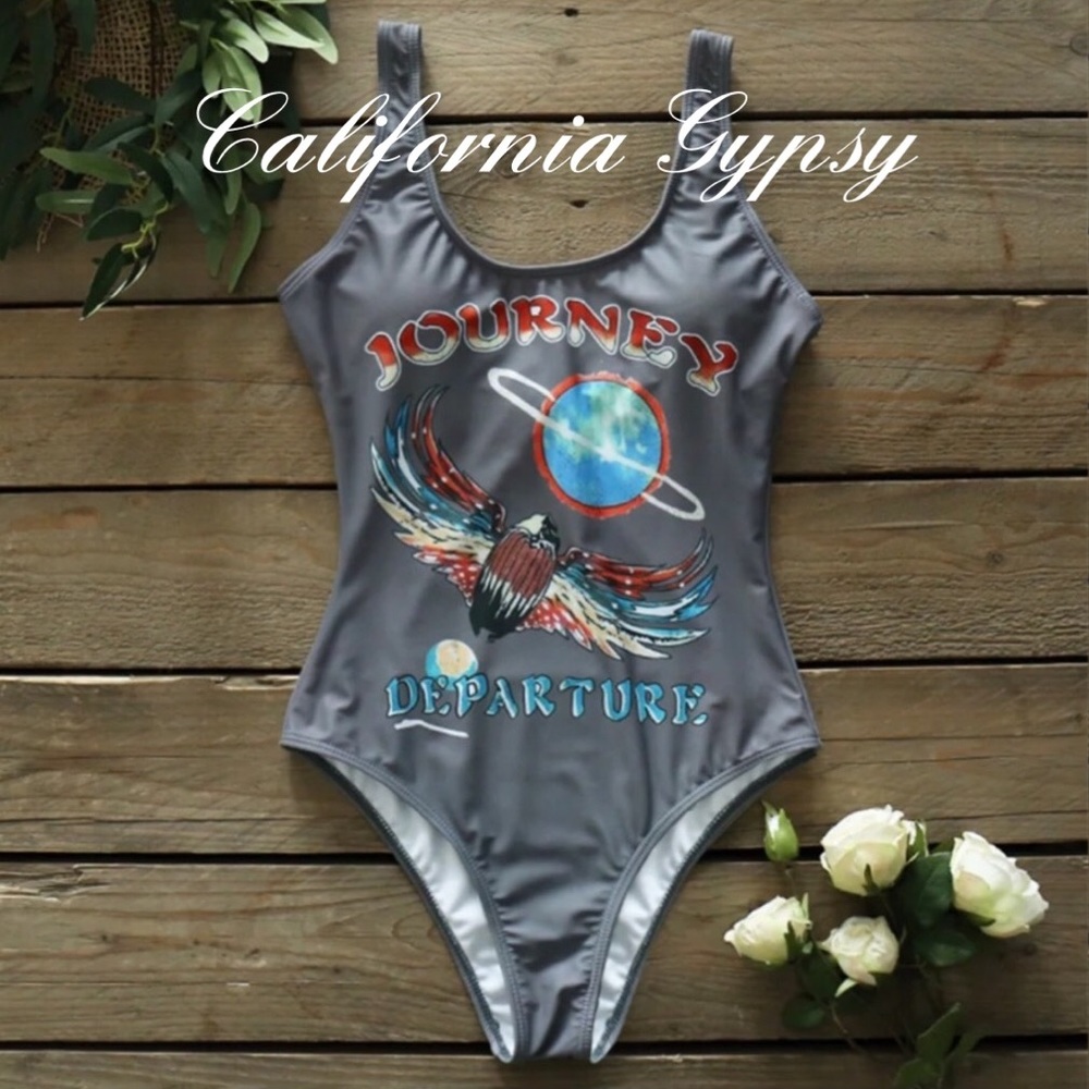 Journey Departure 80’s Music Swimsuit - Picture 2 of 6